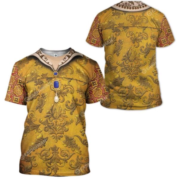 3D Full-Print Mary I of England Apparel HD-AT31101909 3D Custom Fleece Hoodies 