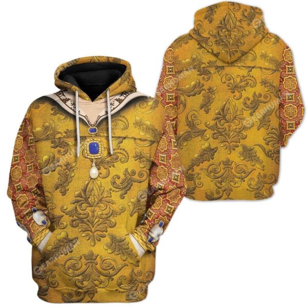 3D Full-Print Mary I of England Apparel HD-AT31101909 3D Custom Fleece Hoodies 