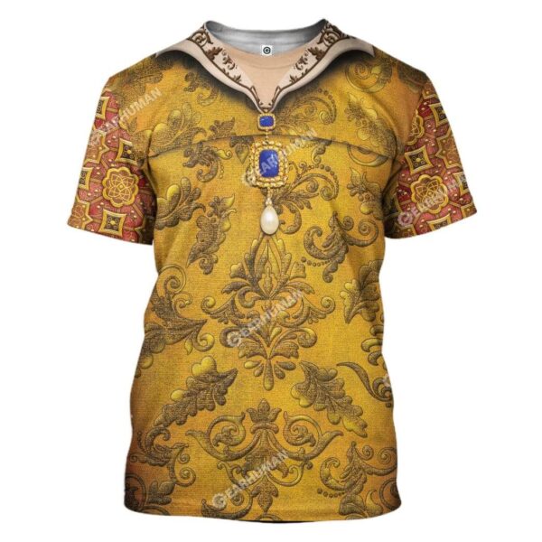 3D Full-Print Mary I of England Apparel HD-AT31101909 3D Custom Fleece Hoodies T-Shirt S 