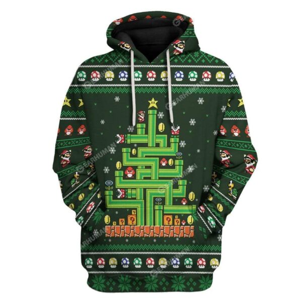 3D Full-Print Ugly Mario Apparel HD-TT05111902 3D Custom Fleece Hoodies Hoodie S 