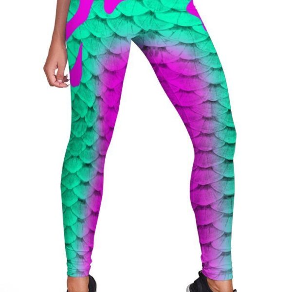 3D Tropical Fish Full Print Leggings 3d legging Leggings LEGGINGS S 