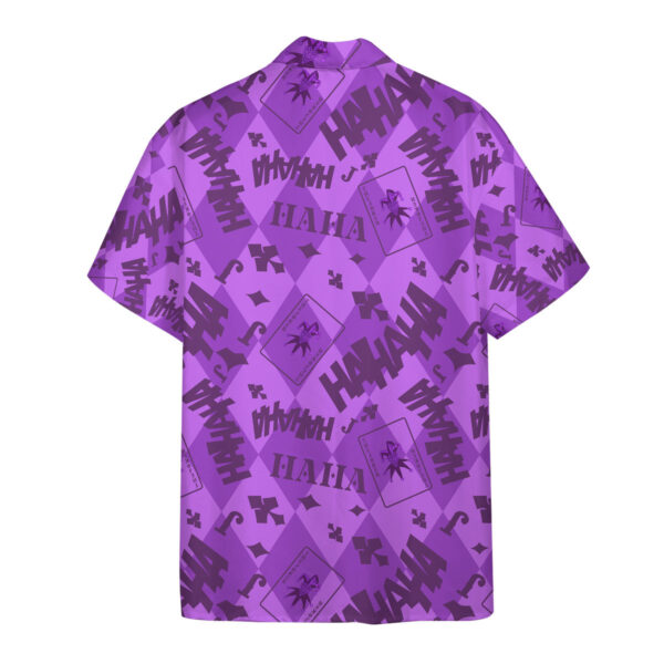Alternative view of Gearhumans 3D The Joker Custom Hawaii Shirt