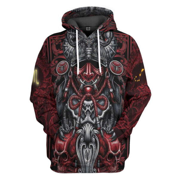 Gearhumans 3D The Dark Side of Scorpio Custom Tshirt Hoodie Apparel