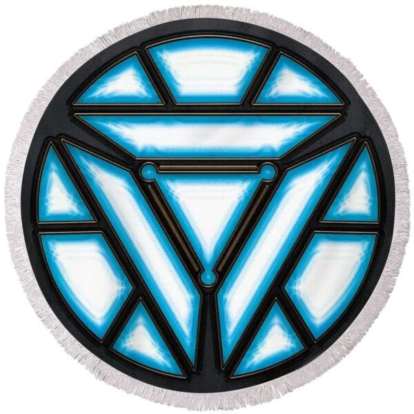 Gearhumans 3D ARC New Element Custom Round Beach Towel