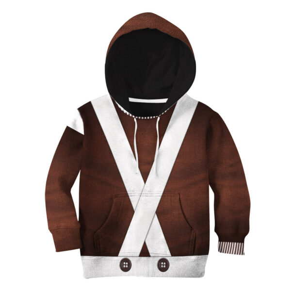 Gearhumans 3D Willy Wonka Oompa Loompa Custom Kid Tshirt Hoodie Apparel