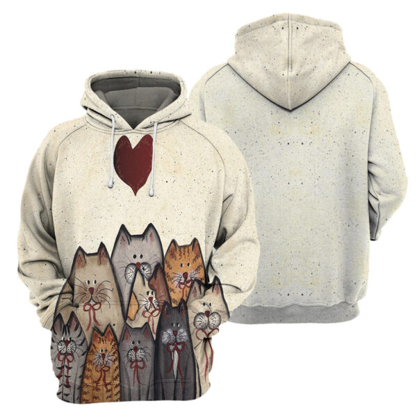 Gearhumans Cat - 3D All Over Printed Shirt