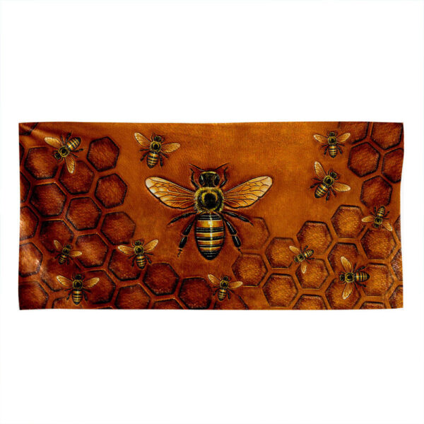 Gearhumans 3D Bee Beach Towel