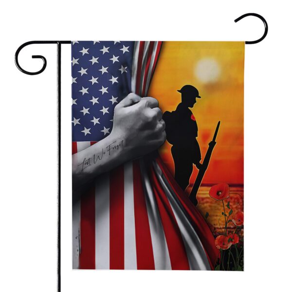 Gearhumans 3D American Veteran Flag House