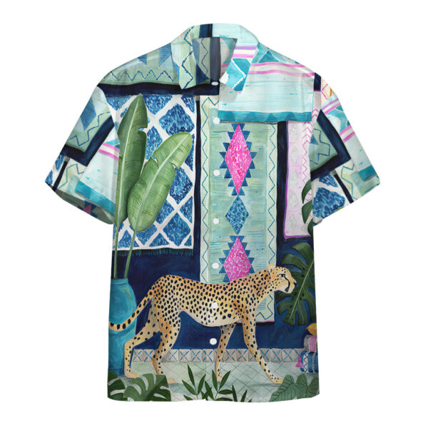 Gearhumans Cheetah in Morocco 3D Hawaii Shirt