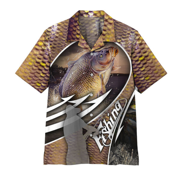 Gearhumans 3D Carp Fishing Hawaii Shirt