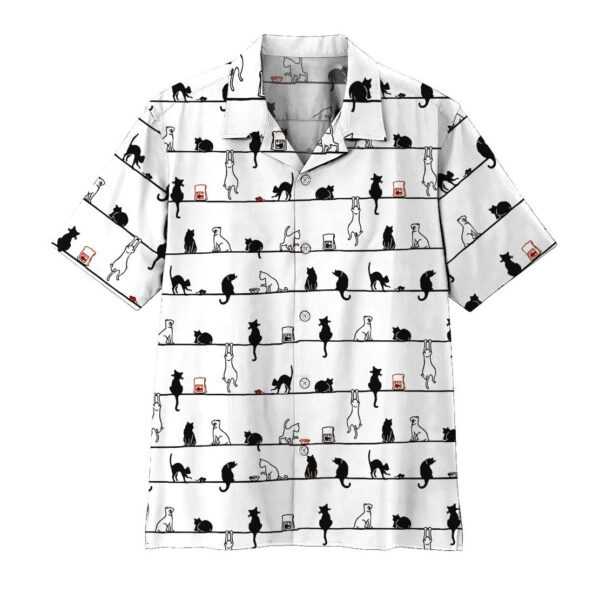 Gearhumans 3D Cat Hawaii Shirt