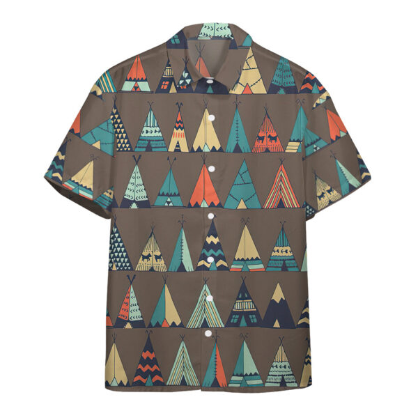 Gearhumans 3D American Native Tents Hawaii Shirt