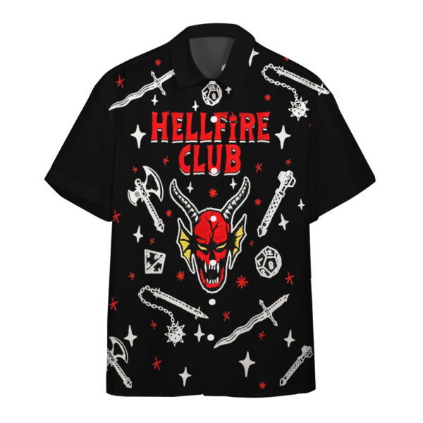 Gearhumans 3D ST HellFire Club Custom Hawaii Shirt