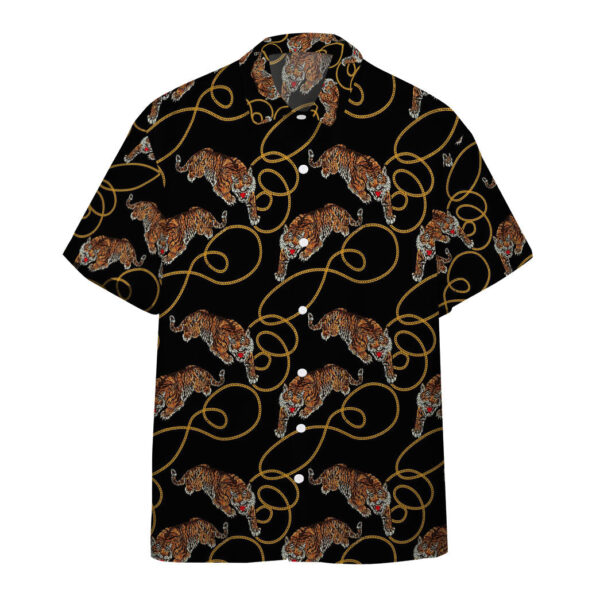 Gearhumans 3D Tiger Line Custom Hawaii Shirt