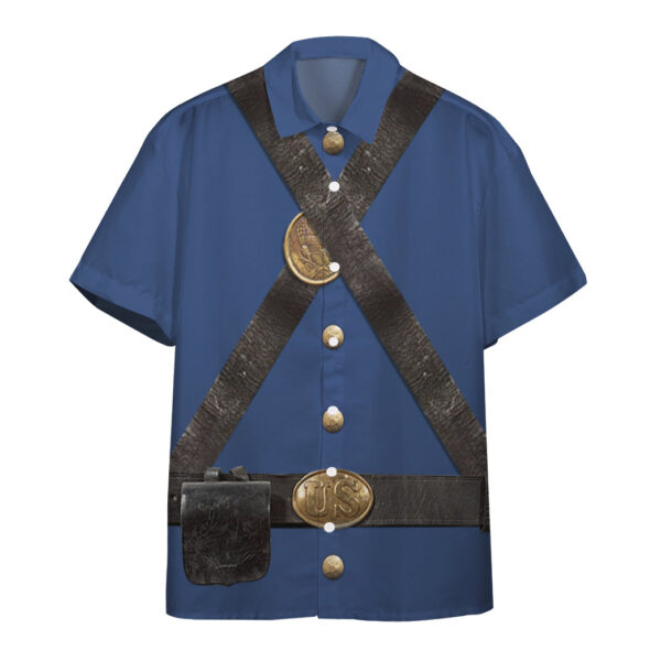 Gearhumans 3D Union Infantry Uniform in Civil War Custom Short Sleeve Shirt