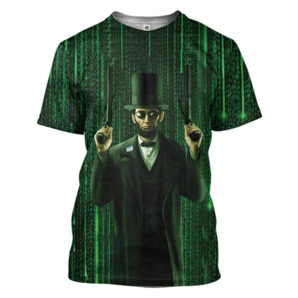 Abe Lincoln Reloaded Custom T-Shirts Hoodies Apparel HD-AT1312192 3D Custom Fleece Hoodies T-Shirt S