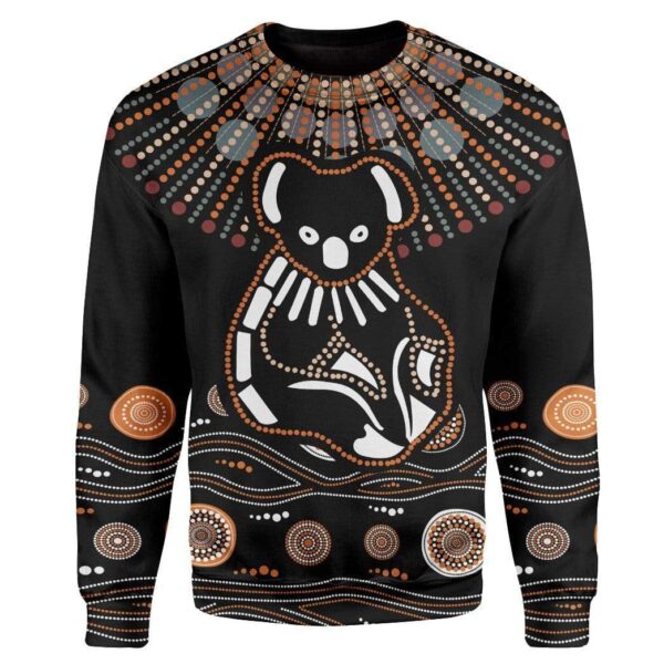 Aboriginal Koala Custom T-Shirts Hoodie Apparel HD-TA0702203 3D Custom Fleece Hoodies Long Sleeve S