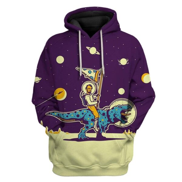 Abraham Lincoln Custom T-Shirts Hoodies Apparel HD-QM3012191 3D Custom Fleece Hoodies Hoodie S 