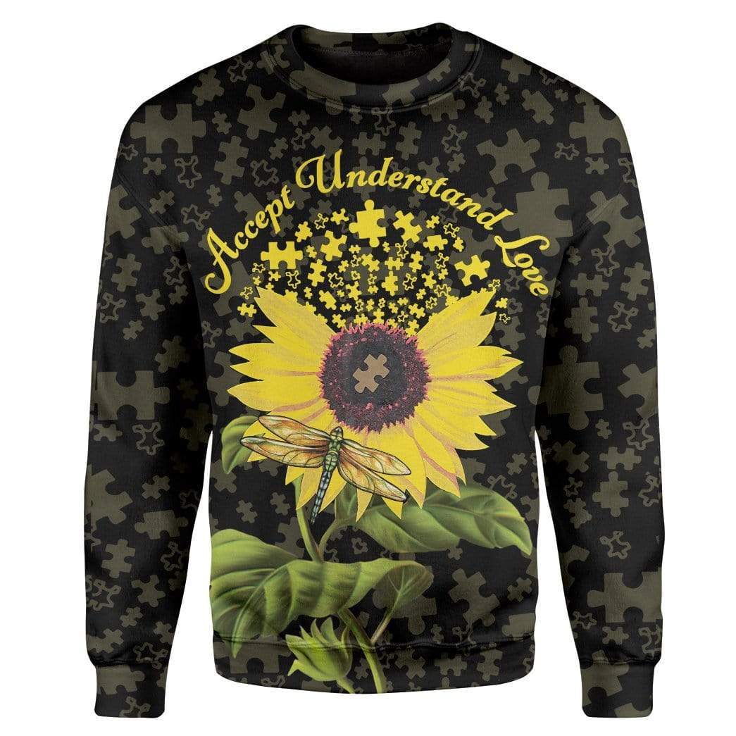 Accept Understand Love Custom T-Shirts Hoodie Apparel HD-QM2001202 3D Custom Fleece Hoodies Long Sleeve S