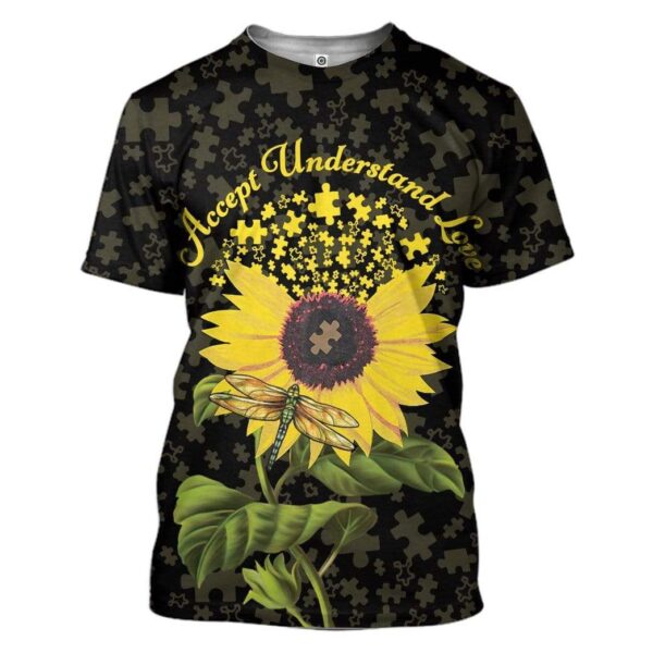 Accept Understand Love Custom T-Shirts Hoodie Apparel HD-QM2001202 3D Custom Fleece Hoodies T-Shirt S