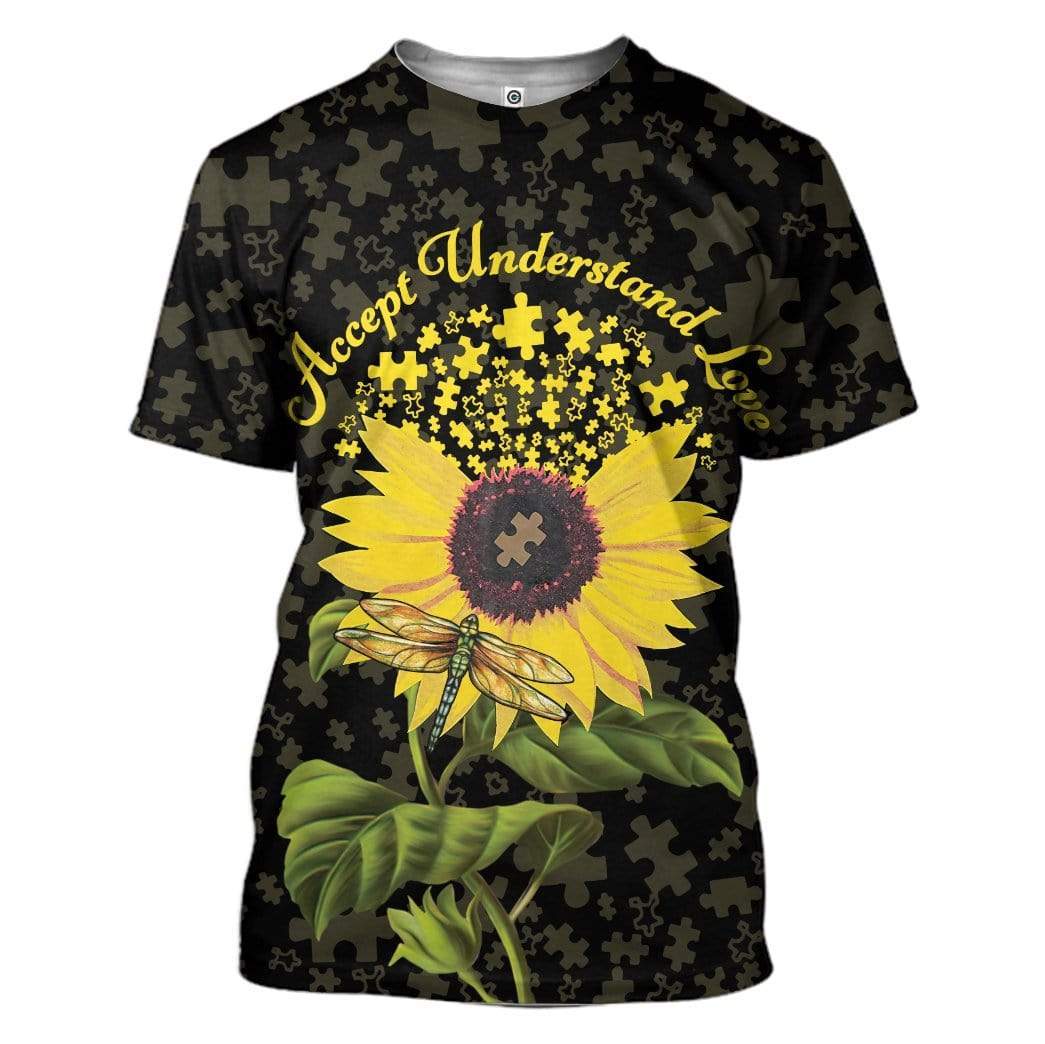 Accept Understand Love Custom T-Shirts Hoodie Apparel HD-QM2001202 3D Custom Fleece Hoodies T-Shirt S