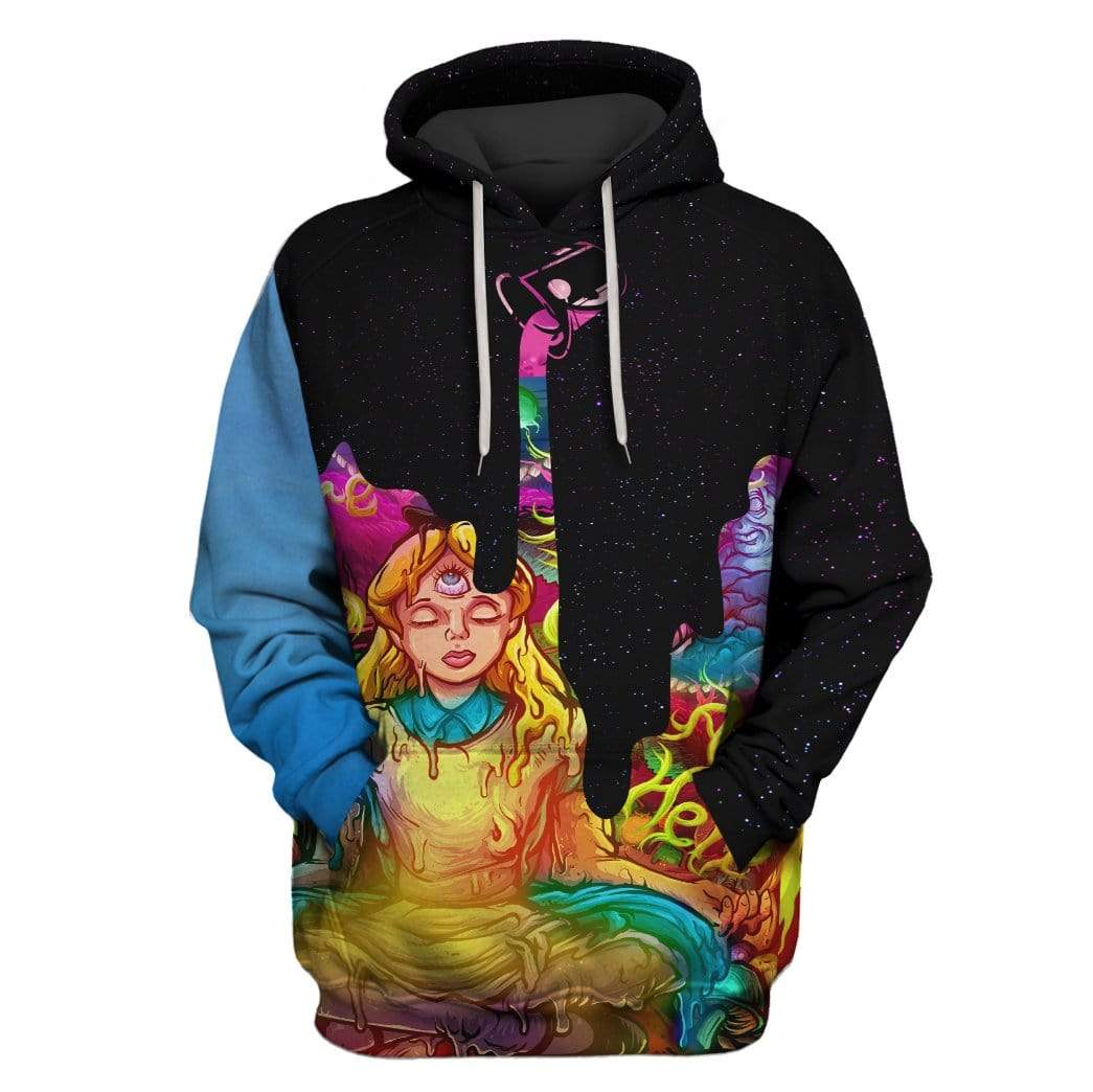 Alice in the wonder land Custom T-shirt - Hoodies Apparel HD-MV111462 3D Custom Fleece Hoodies Hoodie S