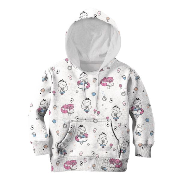 ALICE WITH FRIENDS Kid Custom Hoodies T-shirt Apparel HD-PET110326K kid 3D apparel Kid Hoodie S/6-8 