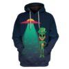 Alien St Patrick's Day Custom T-Shirts Hoodies Apparel HD-TA3101206 3D Custom Fleece Hoodies Hoodie S