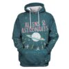 Aliens And Astronauts OuterSpace Custom T-shirt - Hoodies Apparel HD-GH110388 3D Custom Fleece Hoodies Hoodie S