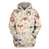 Animal In Spring Custom T-shirt - Hoodies Apparel HD-PET110254 3D Custom Fleece Hoodies Hoodie S
