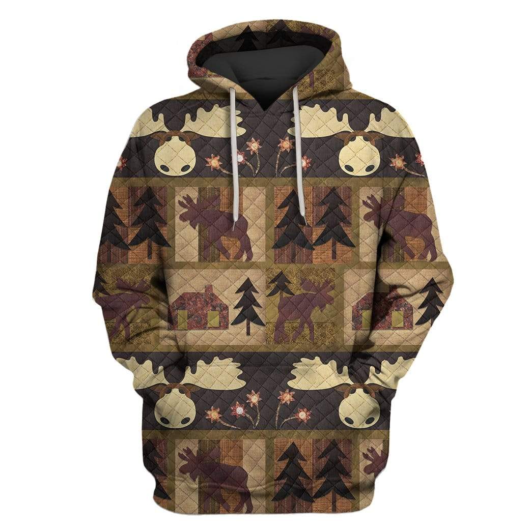 Animals Custom T-shirt - Hoodies Apparel HD-GH110682 3D Custom Fleece Hoodies Hoodie S