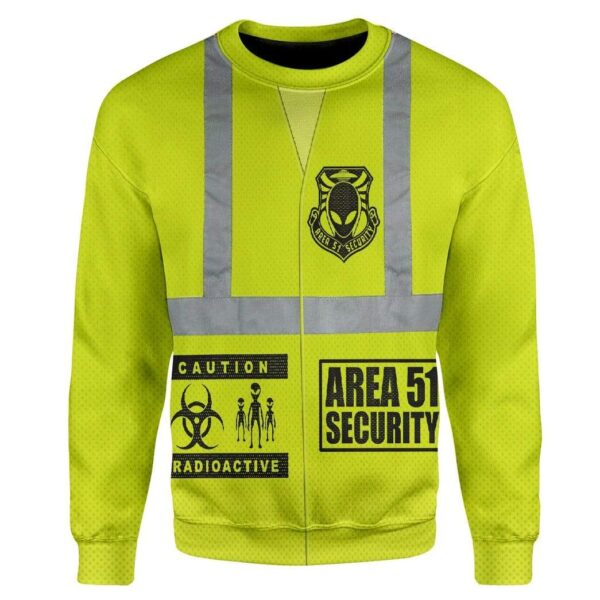 Area 51 Alien UFO T-Shirts Hoodie Apparel HD-QM0612191 3D Custom Fleece Hoodies Long Sleeve S 