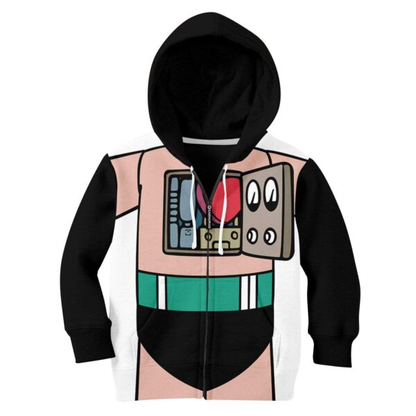 Astro Boy Costume Custom Hoodies T-shirt Apparel HD-GH20516K kid 3D apparel Kid Zip Hoodie 2T