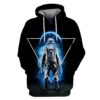 Astronaut Combatant OuterSpace Custom T-shirt - Hoodies Apparel GH110263 3D Custom Fleece Hoodies Hoodie S