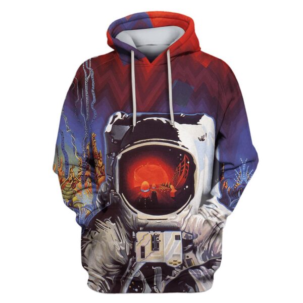 Astronaut Custom T-shirt - Hoodies Apparel HD-GH110530 3D Custom Fleece Hoodies Hoodie S 