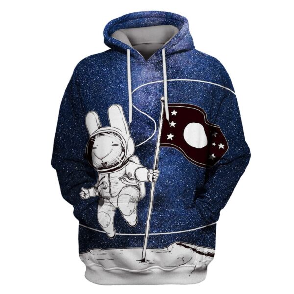 Astronaut galaxy Custom T-shirt - Hoodies Apparel GH110224 3D Custom Fleece Hoodies Hoodie S