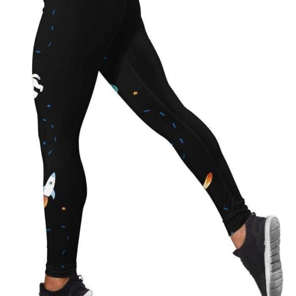 Astronaut in space Full-print Leggings HD-GH20118-LEG Leggings 