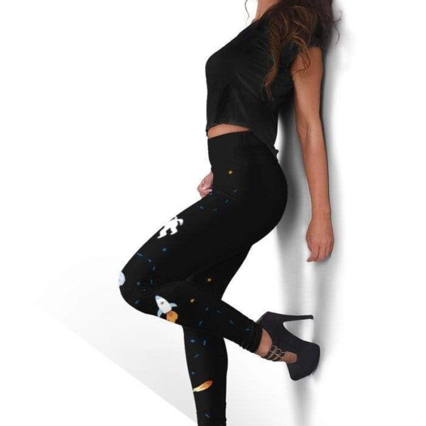 Astronaut in space Full-print Leggings HD-GH20118-LEG Leggings 