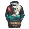 Astronaut is playing bi-a Custom T-shirt - Hoodies Apparel HD-GH110547 3D Custom Fleece Hoodies Hoodie S