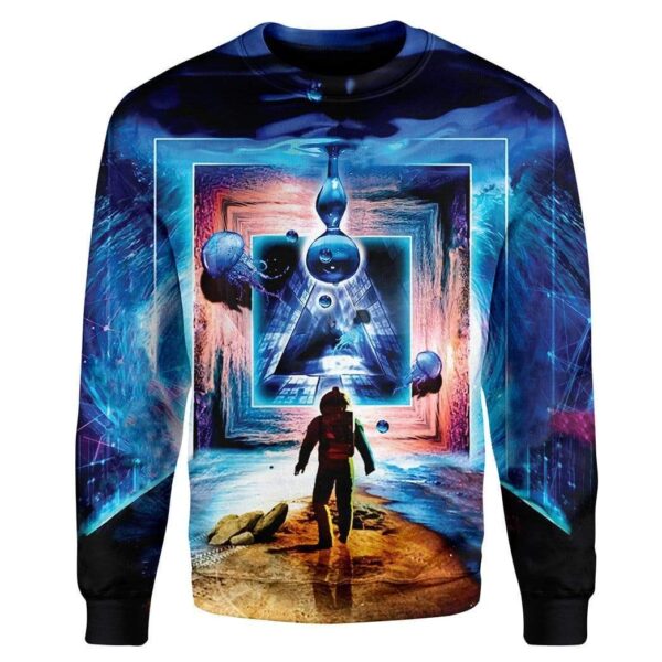Astronaut Portal To The Beyond Custom T-Shirts Hoodies Apparel GL-AT1601204 3D Custom Fleece Hoodies Long Sleeve S