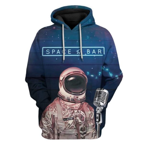 Astronaut Space Bar Custom T-Shirts Hoodies Apparel GL-TA1501204 3D Custom Fleece Hoodies Hoodie S 