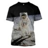 Astronaut Taking A Photo Outspace Custom T-shirt - Hoodies Apparel HD-GH110493 3D Custom Fleece Hoodies