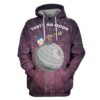 Astronaut That's No Moon OuterSpace Custom T-shirt - Hoodies Apparel GH110413 3D Custom Fleece Hoodies Hoodie S