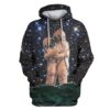 ASTRONAUTS IN SPACE Custom T-shirt - Hoodies Apparel HD-GH1105500 3D Custom Fleece Hoodies Hoodie S