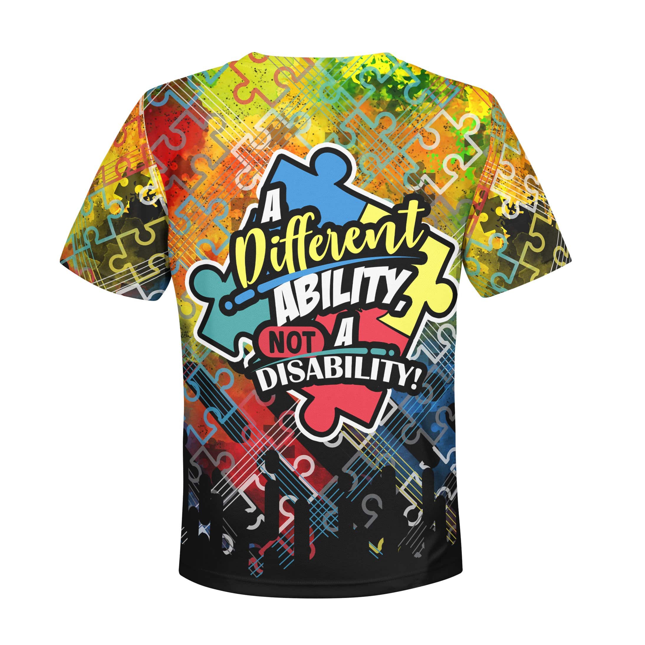 AUTISM AWARENESS Custom Hoodies T-shirt Apparel HD-GH1106180K kid 3D apparel