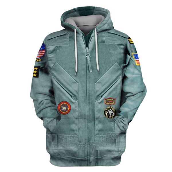 Aviator Custom T-shirt - Hoodies Apparel GH110440 3D Custom Fleece Hoodies Hoodie S 