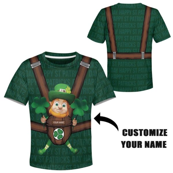 Baby Leprechaun Custom Name T-Shirts Hoodies Apparel CN-AT31012011 Kid 3D Apparel 