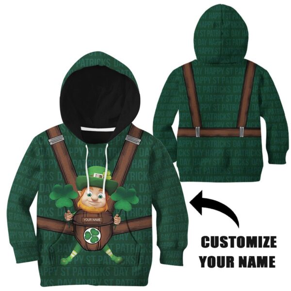 Baby Leprechaun Custom Name T-Shirts Hoodies Apparel CN-AT31012011 Kid 3D Apparel 