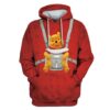 Baby Pooh On Christmas Custom T-shirt - Hoodies Apparel HD-PET110248 3D Custom Fleece Hoodies Hoodie S
