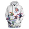 Baby Sea Turtle Custom T-shirt - Hoodies Apparel HD-GH110562 3D Custom Fleece Hoodies Hoodie S
